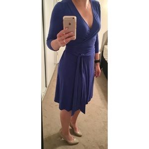 Banana Republic Blue wrap dress